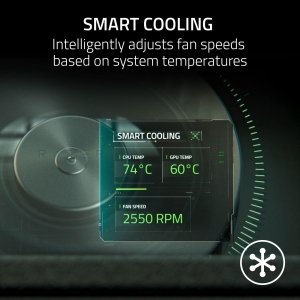 Razer Laptop Cooling Pad – Intelligent Fan Control with Chroma RGB, 14–18 Inch
