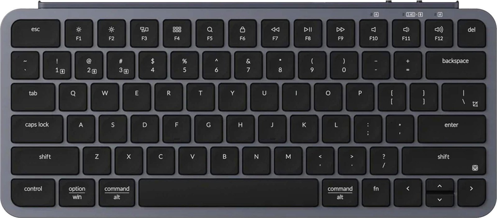 Keychron B1 Pro 75% Wireless Keyboard – Programmable ZMK Support, Space Gray