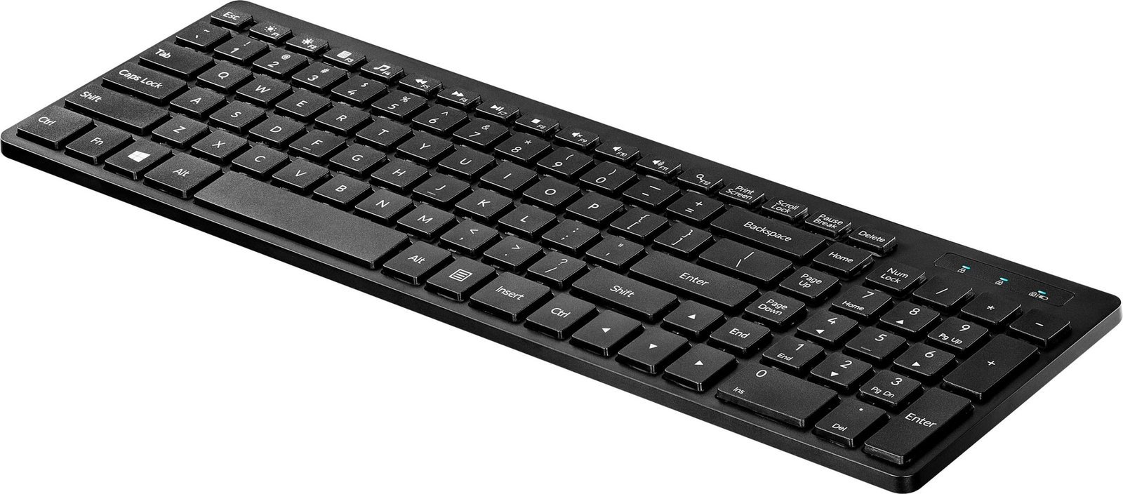 Insignia Full-Size Bluetooth Scissor-Switch Keyboard – Black - Image 3