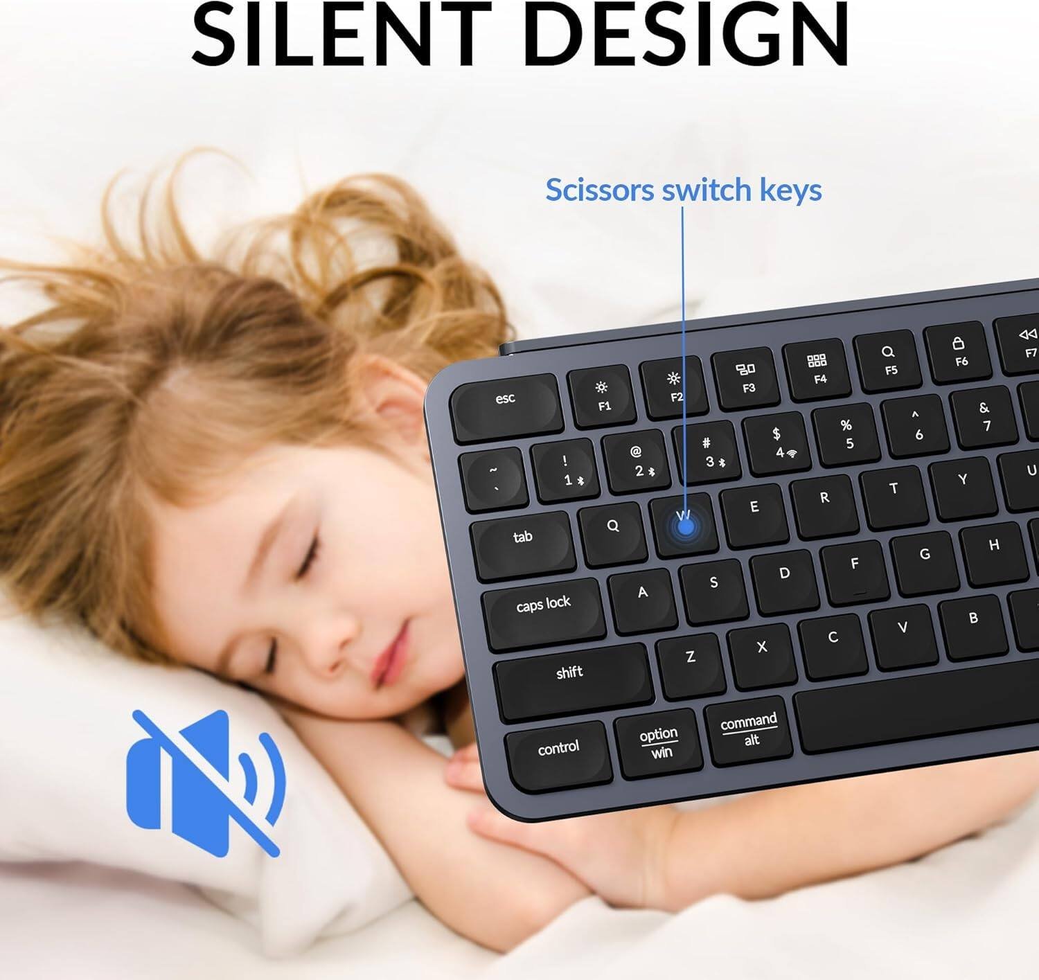 Keychron B1 Pro 75% Wireless Keyboard – Programmable ZMK Support, Space Gray - Image 3