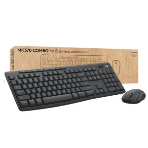 Logitech MK370 Business Wireless Keyboard & Mouse Combo – Full-Size, Logi Bolt USB, Graphite