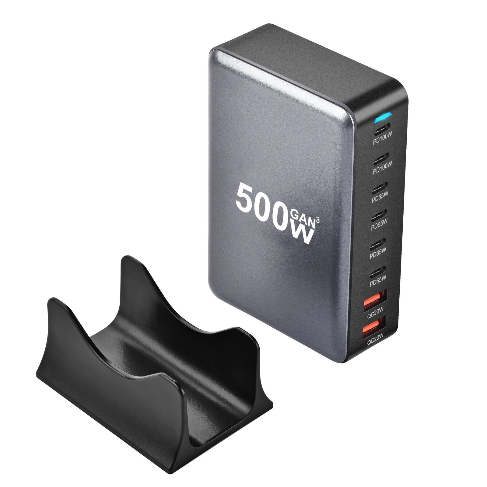 500W Fast Charging Station – 8-Port USB Charger with PD 3.0 & Quick Charge 3.0 - Image 4