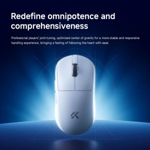 MCHOSE A7V2 Ultra-Lightweight Wireless Gaming Mouse – Tri-Mode Connection for Gaming & Office