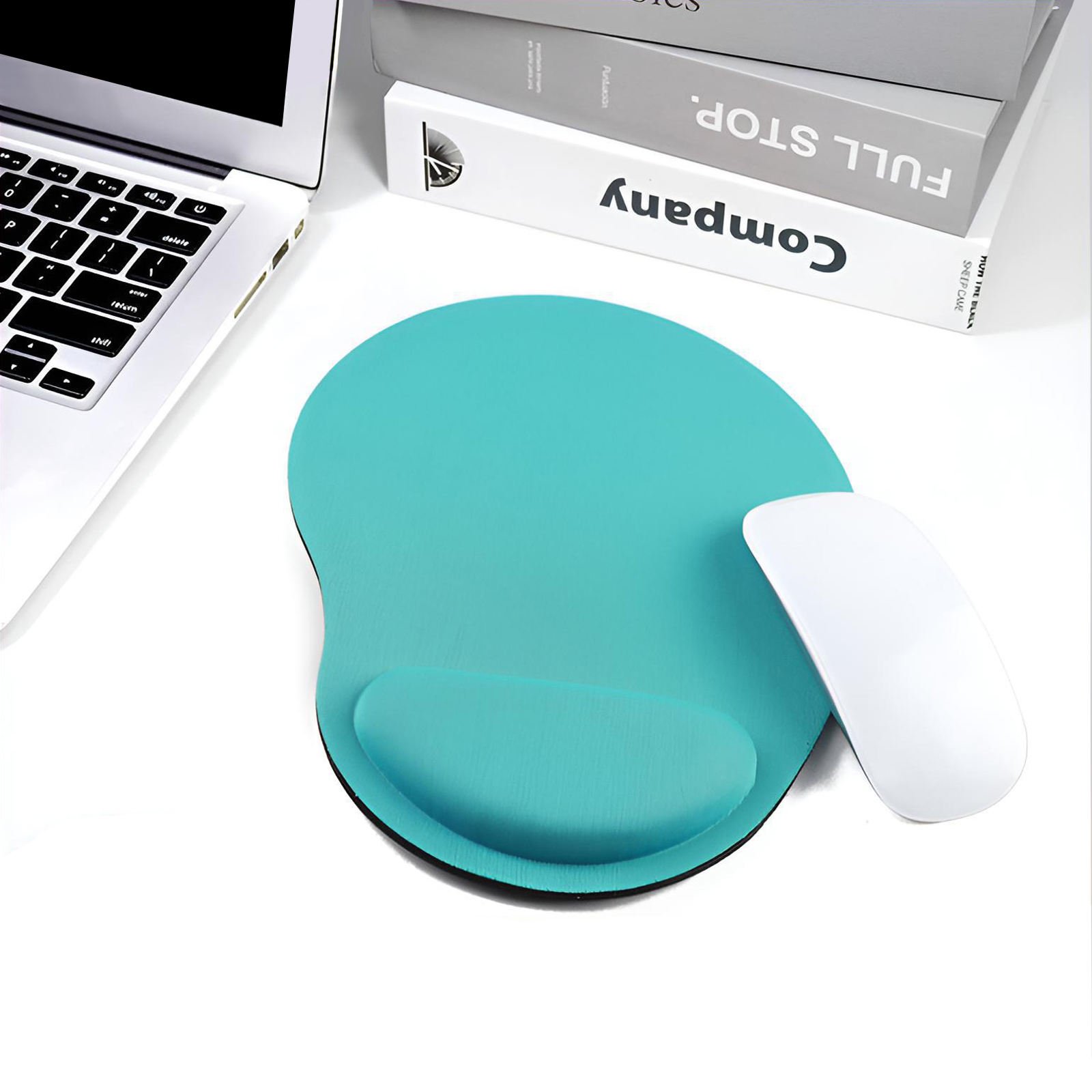 Anti-Slip Mouse Pad with Gel Wrist Support – Ergonomic Foam Wrist Rest for PC & Laptop - Image 2