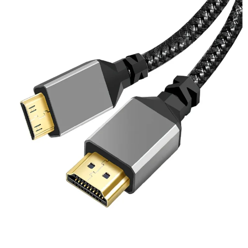 Mini HDMI to HDMI 2.0 Cable – 1m, 4K 60Hz High-Speed Cable for Camera, TV & Monitor - Image 2