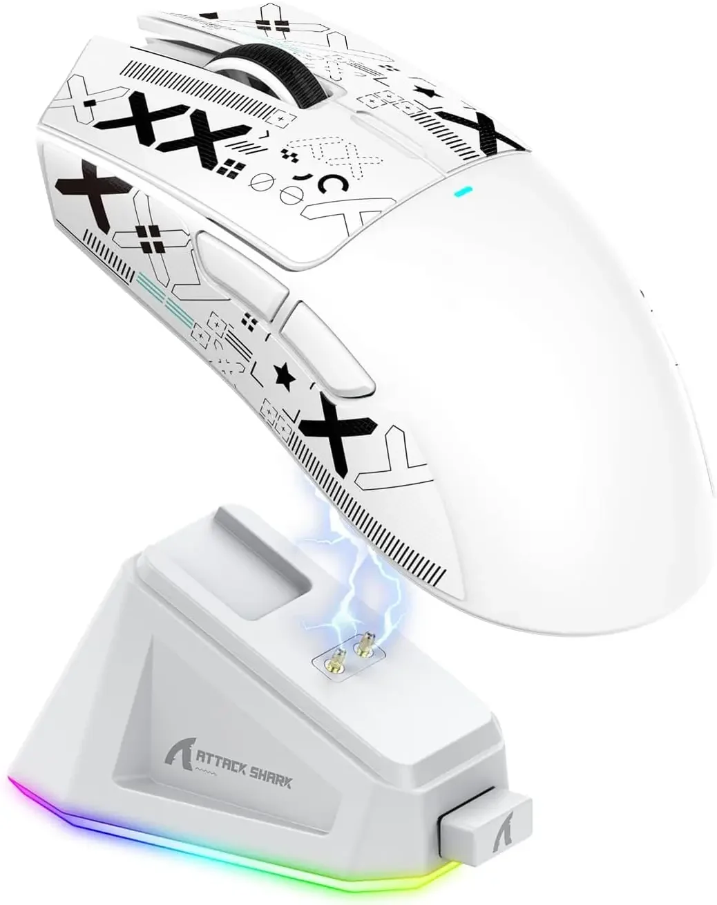 Attack Shark X11 Wireless Gaming Mouse – Bluetooth + 2.4G, PAW3311 Sensor, RGB Lighting
