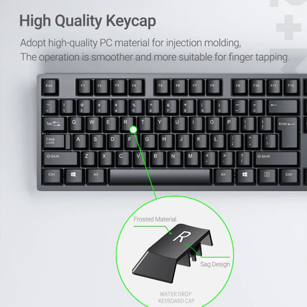 Acer K-212B Wired USB Keyboard – 104-Key Full-Size Keyboard for PC & Laptop - Image 3