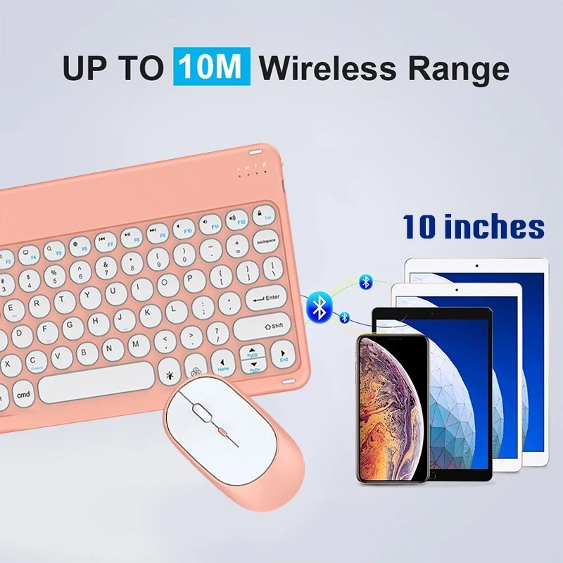 Bluetooth Wireless Keyboard & Mouse Combo – Multi-Color Options with Quick Connection - Image 2