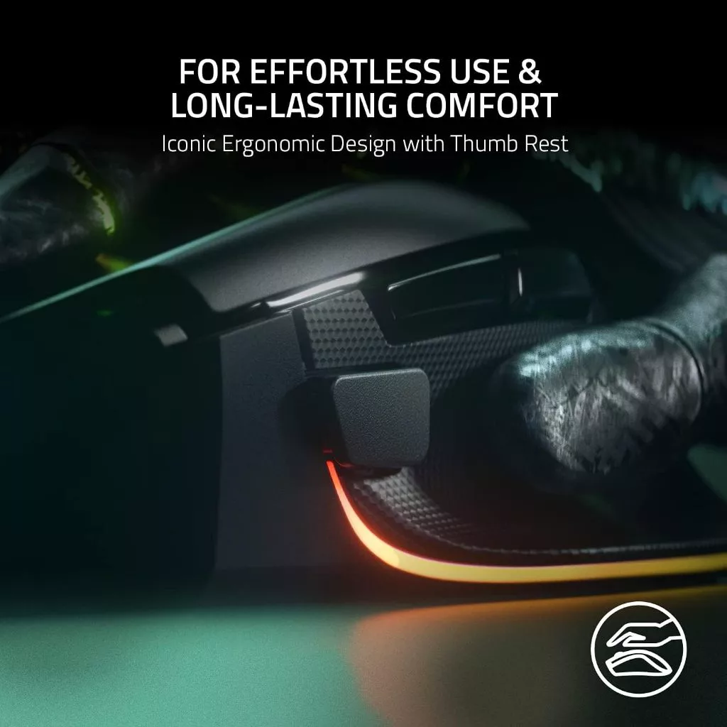 Razer Basilisk V3 Ergonomic Gaming Mouse – Customizable Controls with Chroma RGB - Image 2