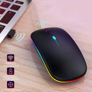 2.4GHz Wireless Optical Mouse – Adjustable DPI, Silent Clicks & Rechargeable Battery